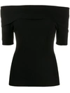 P.a.r.o.s.h Off The Shoulder Jumper In Black