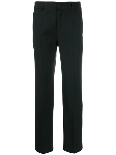 Red Valentino Womens Wool Blend Straight Leg Dress Pants In Black