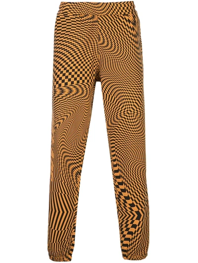 Palace Logo Print Track Trousers In Orange