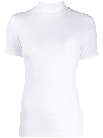Pre-owned Yohji Yamamoto 1990s Stand Up Neck Top In White