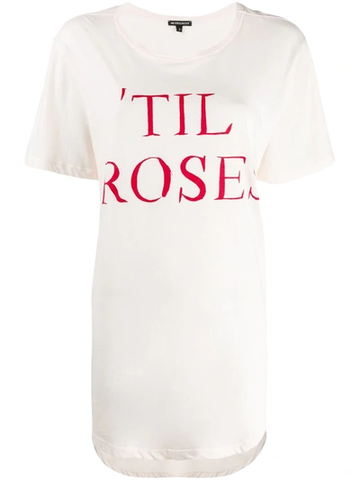 Ann Demeulemeester 'til Rose T-shirt In Pink
