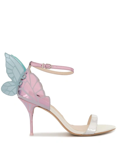 Sophia Webster 80mm Butterfly Sandals In Purple