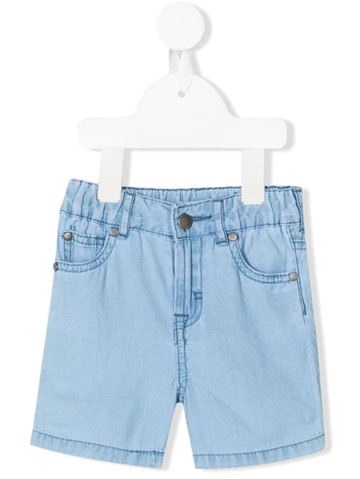 Stella Mccartney Babies' Denim Shorts In Blue