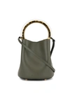 Marni Pannier Bucket Bag In Green
