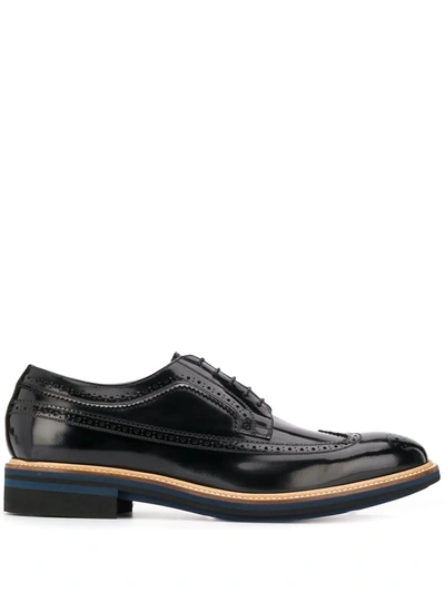 Paul Smith Stacked Brogues In Black
