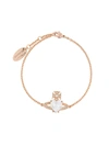 Vivienne Westwood Ariella Cubic Zirconia Bracelet In Pink