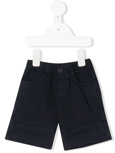 Il Gufo Babies' Kids Elasticated Waist Shorts In (blu)