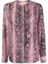 N°21 Python Print Shirt In Pink