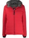 Canada Goose Camp Hoody Puffer Jacket In Red