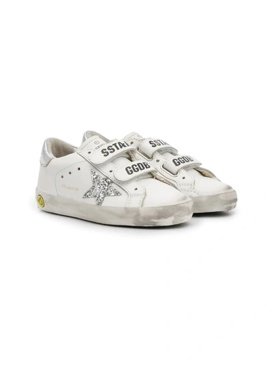 Golden Goose Kids' Superstar Glitter-embellished Trainers In White