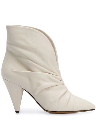 Isabel Marant Lasteen Ankle Boots In Neutrals