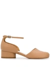 Maison Margiela Split Toe Sandle Pumps In Brown