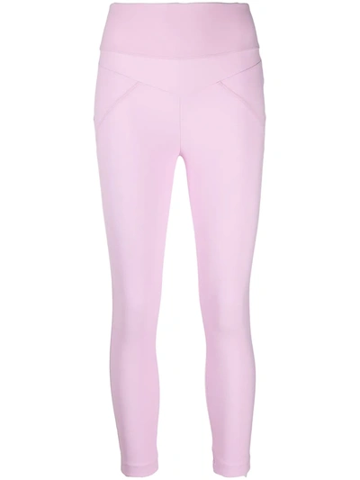 No Ka'oi High Waist Stretch Fit Leggings In Pink
