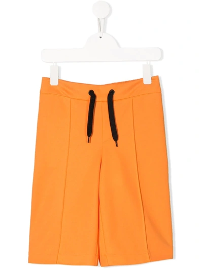 Fendi Kids' Drawstring Shorts In Orange