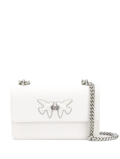 Pinko Free Light Sparrow-plaque Bag In White