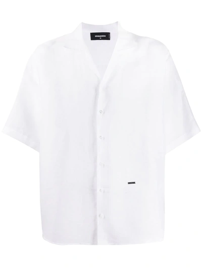 Dsquared2 Classic Plain Shirt In White