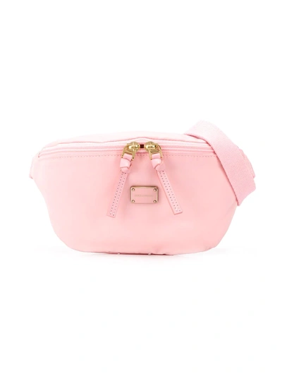 Dolce & Gabbana Kids' Nylon Belt Bag In Pink