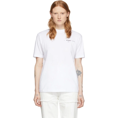 Off-white Puzzle Arrow Relaxed-fit T-shirt In White