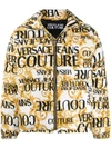 Versace Jeans Couture Archive Print Padded Jacket In White