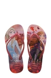 Havaianas Kids' Little Girl's & Girl's Frozen 2 Flip Flops In Autumn Rose