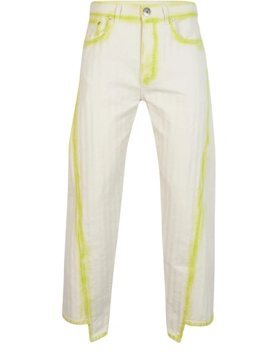 Lanvin Overdyed Jeans In Sun