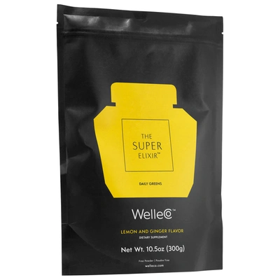 Welleco Super Elixir Greens Lemon And Ginger 300g Refill 10.5 oz/ 300g