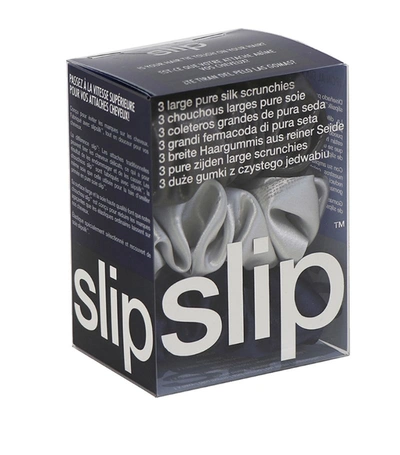 Slip Silk Large Scrunchies Pack Of Three Midnight