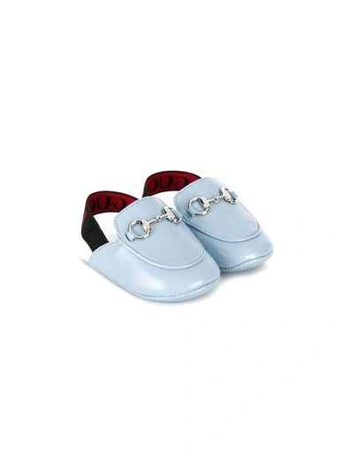 Gucci Babies' Loafer Pre-walkers In Blue