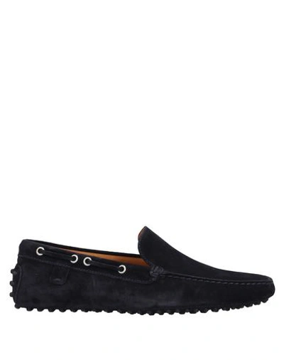 Sutor Mantellassi Loafers In Dark Blue