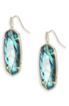 Kendra Scott Faceted Elle Drop Earrings In Gold/ Abalone