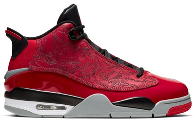 Pre-owned Jordan  Dub Zero Gym Red In Gym Red/black-cement Grey