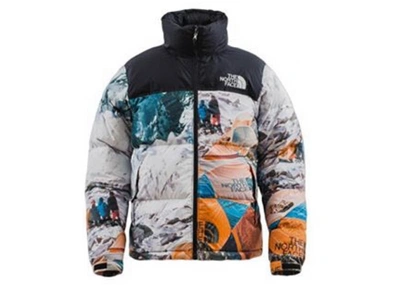Pre-owned The North Face  X Invincible The Expedition Series Nuptse Jacket Multi
