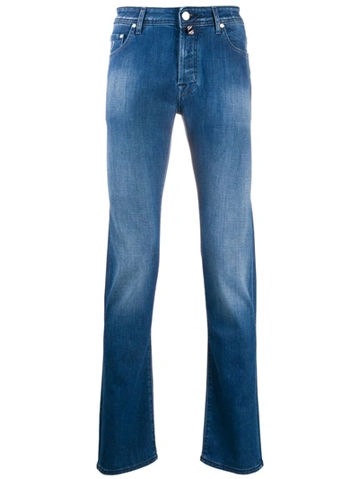 Jacob Cohen J688 Mid-rise Straight-leg Jeans In Blue