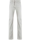Jacob Cohen Mid-rise Slim-fit Jeans In Grey
