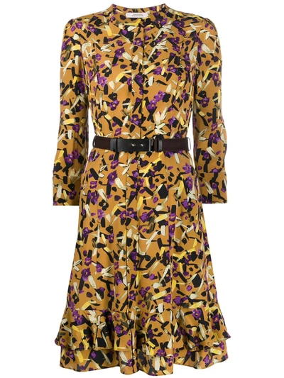 Dorothee Schumacher Belted Shift Dress In Brown