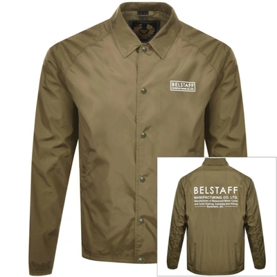 Belstaff Teamster Overshirt Jacket Green