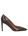 Santoni Pumps In Dark Brown