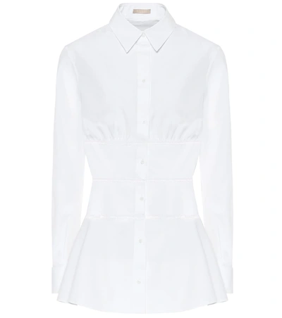 Alaïa Cotton Shirt In White