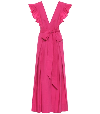 Kalita Poet By The Sea Cotton Maxi Dress In Pink