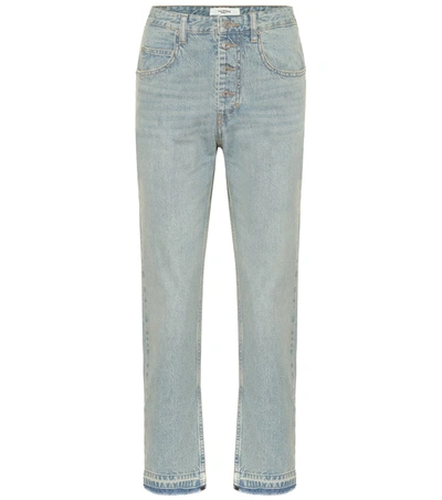 Isabel Marant Étoile Garance High-rise Straight Jeans In Blu