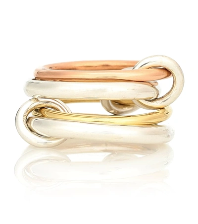 Spinelli Kilcollin Hyacinth 18kt Gold And Sterling Silver Linked Rings