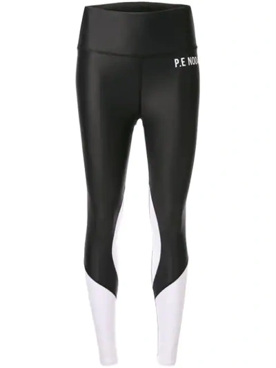 P.e Nation Lead Right Sports-jersey Leggings In Black