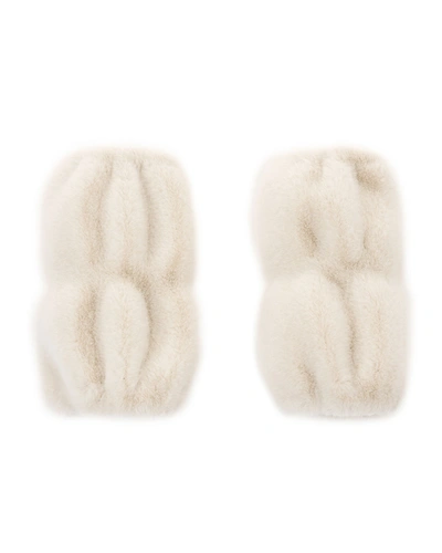 Fabulous Furs Kid's Couture Faux-fur Leg Warmers In Ivory