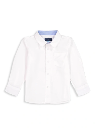 Andy & Evan Kids' Boy's Cotton Button-down Shirt In Natural