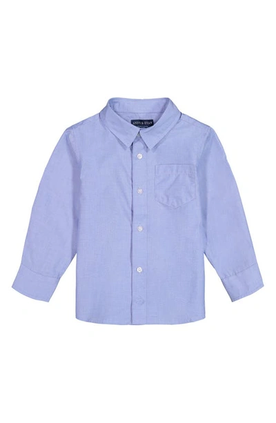 Andy & Evan Kids' Boy's Cotton Button-down Shirt In Blue
