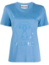 Moschino Logo T-shirt In Blue