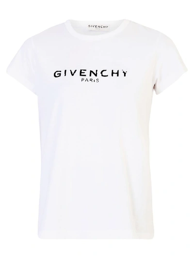 Givenchy Branded T-shirt In White