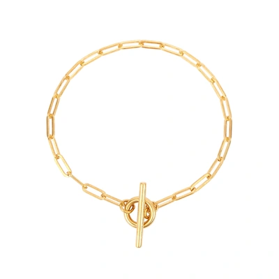 Otiumberg Love Link Gold-tone Chain Bracelet