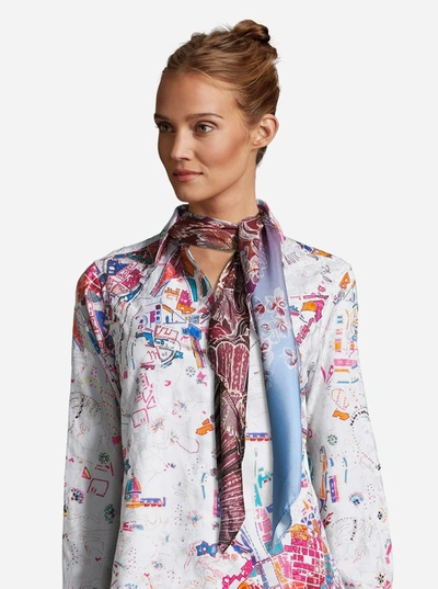 Robert Graham Dancing Lady Silk Scarf In Multi