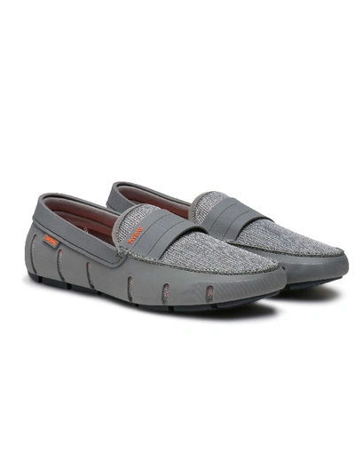 Robert Graham Men's Stride Moc Toe Loafers In Grey